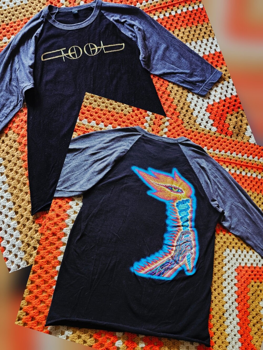 Tool Fear Inoculum 2019 Tour “The Torch” Raglan Band Tee Unisex Small